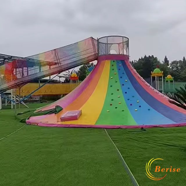 Children Games Volcano Climbing Slide