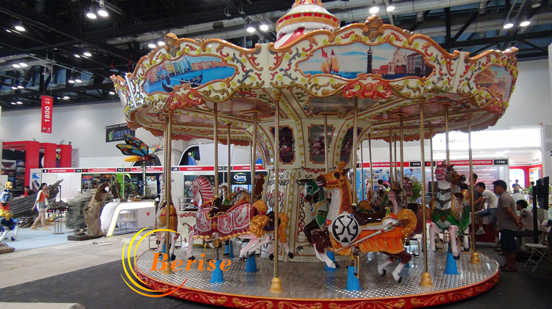 Customized the luxury European style Carousel for Denmark client
