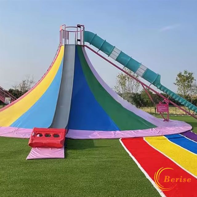 Children Games Volcano Climbing Slide