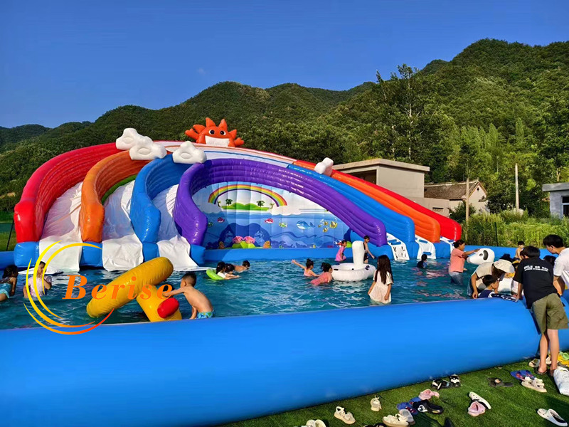 水上充气滑梯-14