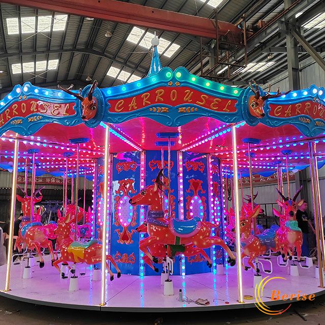 Christmas Deer Carousel Rides