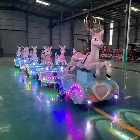 Christmas Deer Trackless Train