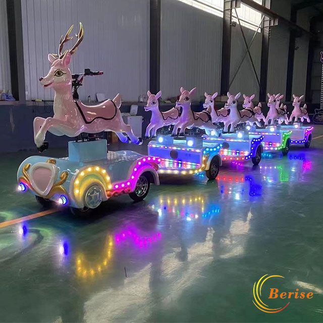 Christmas Deer Trackless Train