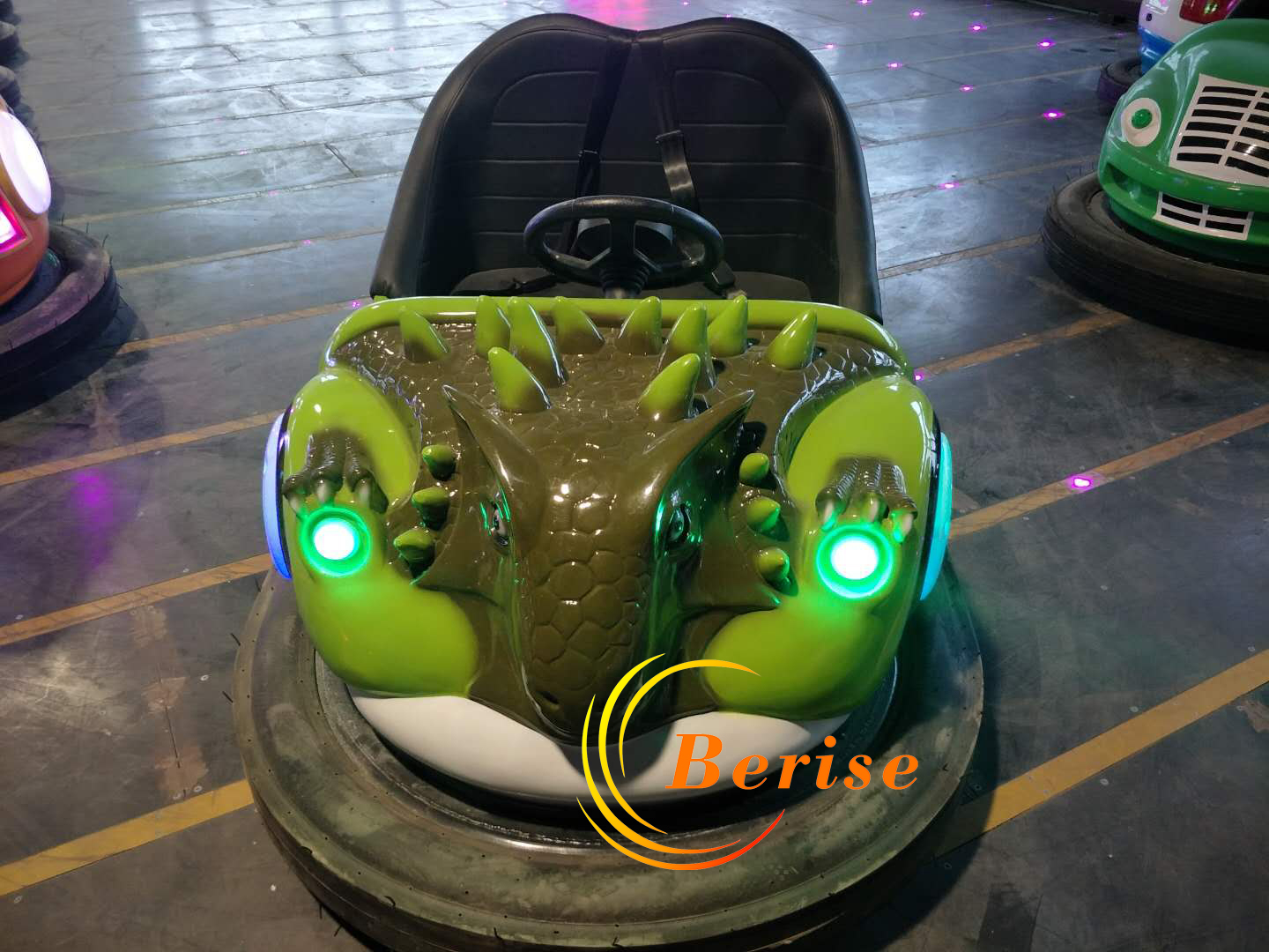 Export the Dinosaur style Bumper Cars to Indonesia