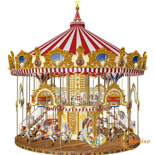 50 Seats Two-story Carousel Equipment