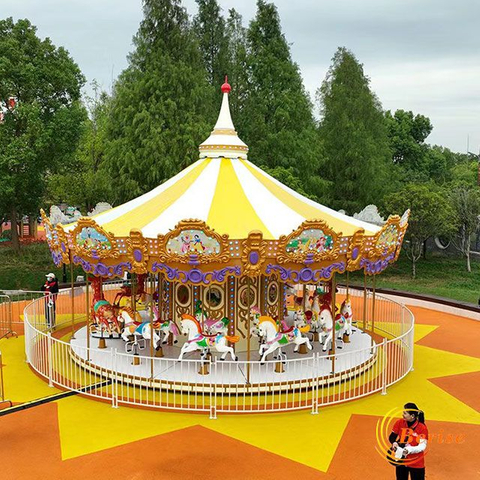 Park Family Fun Carousel Rides