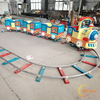 playground children games mini train 