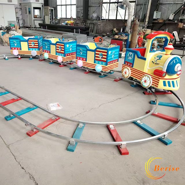 playground children games mini train 