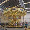 Park Carnival Rides Crown Double-deck Merry Go Round