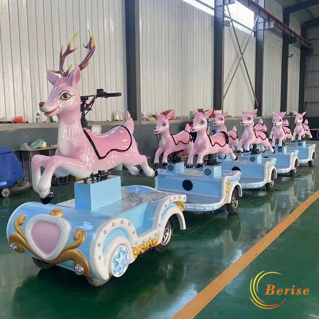 Christmas Deer Trackless Train