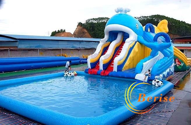 水上充气滑梯-11