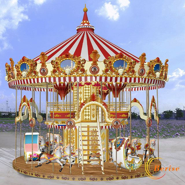 50 Seats Two-story Carousel Equipment