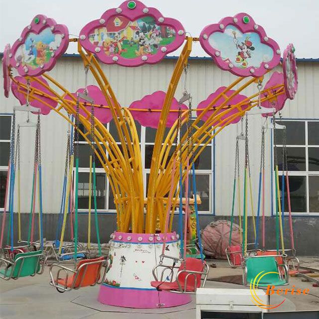 Kiddie Rides 12 Seats Mini Flying Chairs