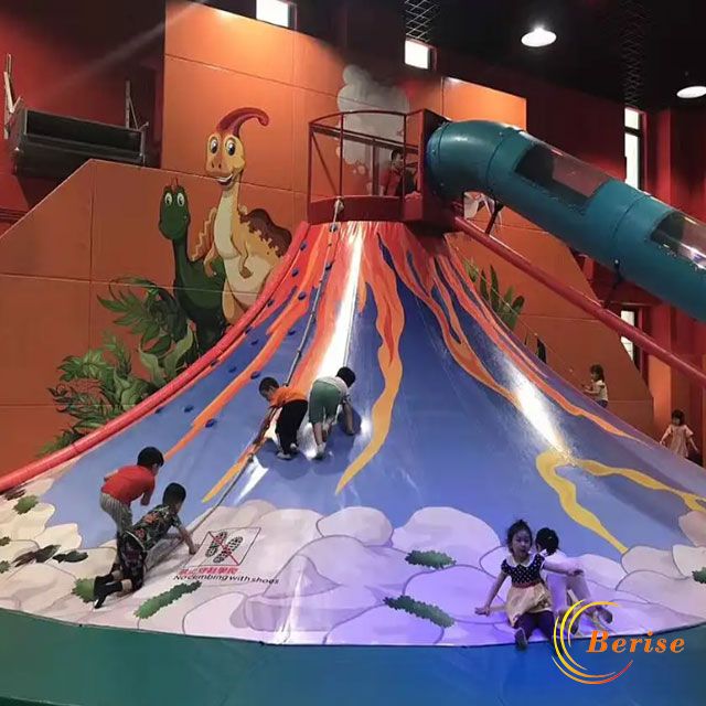Children Games Volcano Climbing Slide