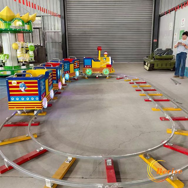 playground children games mini train 