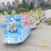 Cartoon Rabbit style electric train sightseeing trackless train
