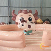 Lovely Dairy Cow Style Inflatable Games Outdoor Children Fun Attractions