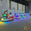 Unicorn style kids train electric animal style trackless train rides